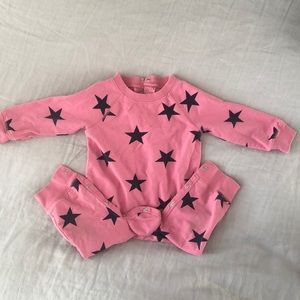 Adorable pink romper from Primary size 6-12 months